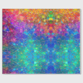 Rainbow-Muster aus Hartglas Geschenkpapier (Flach)