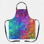 Rainbow-Muster aus Hartglas Schürze (Vorderseite)