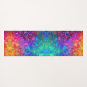 Rainbow-Muster aus Hartglas Yogamatte (Rückseite (Horizontal))