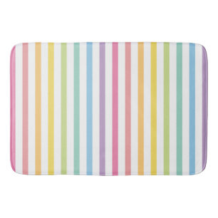 Rainbow-Muster Badematte