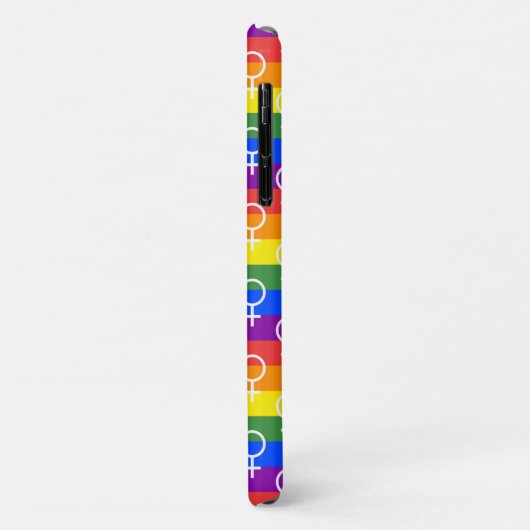Rainbow-Muster Case-Mate iPhone Hülle (Hinten/Links)