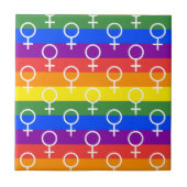 Rainbow-Muster Fliese (Vorderseite)