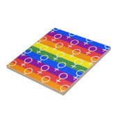 Rainbow-Muster Fliese (Seite)