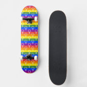 Rainbow-Muster für weibliche Symbole Skateboard (Vorderseite)