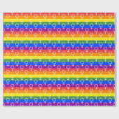 Rainbow-Muster Geschenkpapier (Flach)