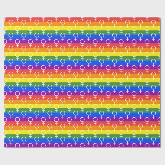 Rainbow-Muster Geschenkpapier (Flach)
