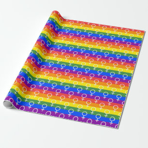 Rainbow-Muster Geschenkpapier