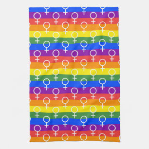 Rainbow-Muster Geschirrtuch