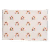 Rainbow-Muster Kissenbezug (Rückseite-Links)