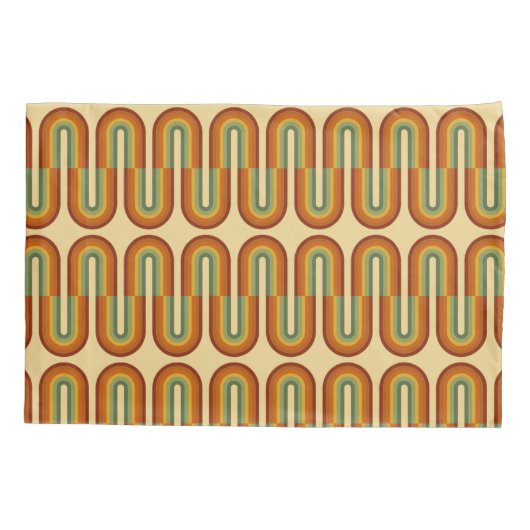 Rainbow-Muster Kissenbezug (Rückseite-Links)