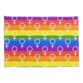 Rainbow-Muster Kissenbezug (Rückseite-Rechts)