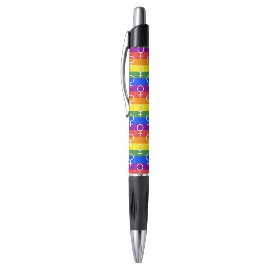 Rainbow-Muster Kugelschreiber (Oberseite (Vertikal))