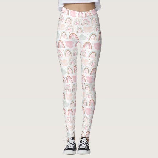 Rainbow-Muster Leggings (Vorderseite)