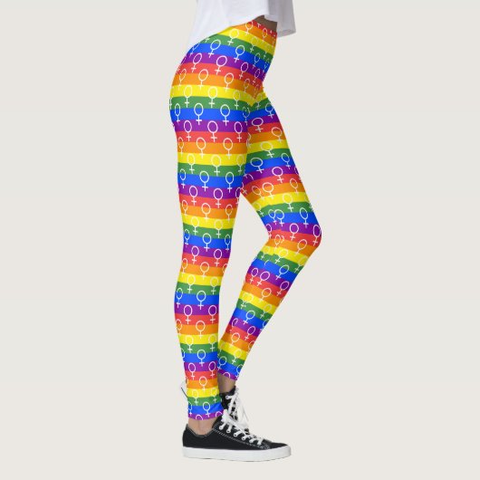 Rainbow-Muster Leggings (Rechts)