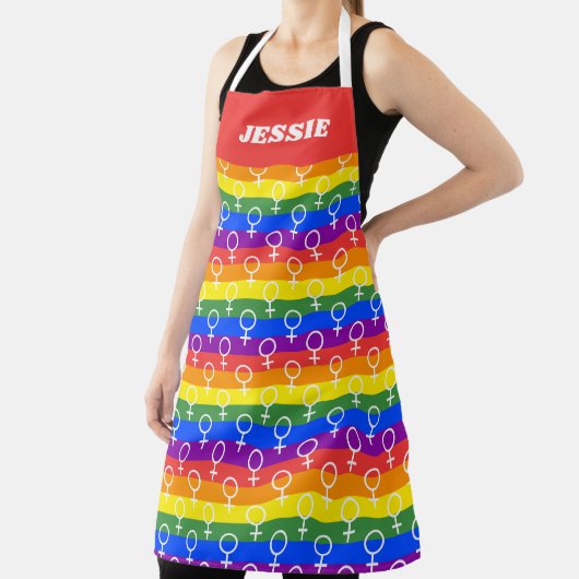 Rainbow-Muster Schürze (InSitu)