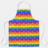 Rainbow-Muster Schürze (Vorderseite)