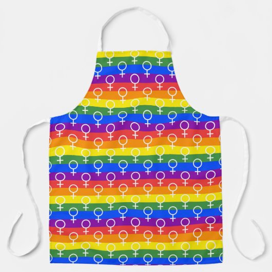 Rainbow-Muster Schürze (Vorderseite)