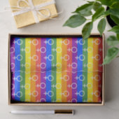 Rainbow-Muster Seidenpapier (Geschenk)