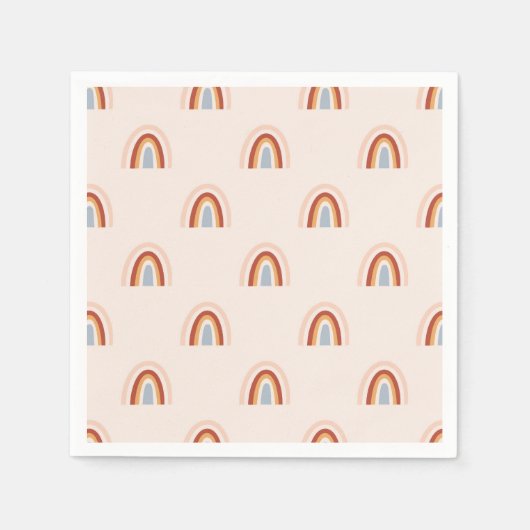 Rainbow-Muster Serviette (Vorderseite)