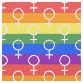 Rainbow-Muster Stoff (Nahaufnahme)