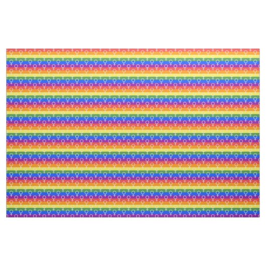 Rainbow-Muster Stoff (Yard (91,4 cm))
