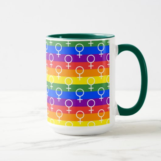Rainbow-Muster Tasse (Rechts)