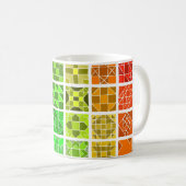 Rainbow-Muster-Tasse Kaffeetasse (VorderseiteRechts)
