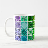 Rainbow-Muster-Tasse Kaffeetasse (Links)