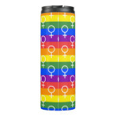 Rainbow-Muster Thermosbecher (Rückseite)