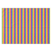 Rainbow-Muster Tischdecke (Vorderseite (Horizontal))
