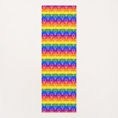 Rainbow-Muster Yogamatte (Vorderseite)