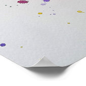 Rainbow My Horse ist ein Niedliches Einhorn-Poster Poster (Ecke)