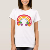 Rainbow 'n Hearts T - Shirt (Vorderseite)