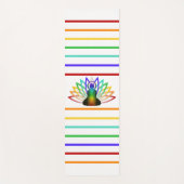Rainbow Namaste Yogamatte (Vorderseite)