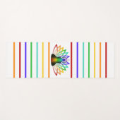 Rainbow Namaste Yogamatte (Vorderseite (Horizontal))