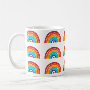 Rainbow - Name hinzufügen Kaffeetasse