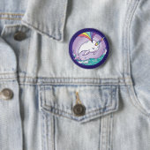 Rainbow Narwhal Button (Beispiel)
