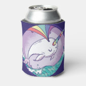 Rainbow Narwhal Dosenkühler (Kanne Rückseite)