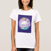 Rainbow Narwhal T-Shirt (Vorderseite)