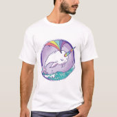 Rainbow Narwhale T-Shirt (Vorderseite)