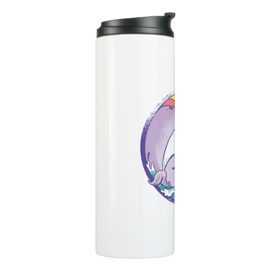 Rainbow Narwhale Thermosbecher (Nach links gedreht)