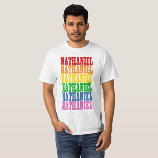 Rainbow Nathaniel T-Shirt (Vorne ganz)