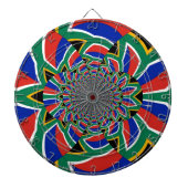 Rainbow Nation: Vibranding South Africa Art Print Dartscheibe (vorne)