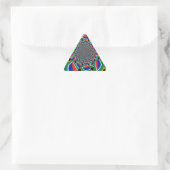 Rainbow Nation: Vibranding South Africa Art Print Dreieckiger Aufkleber (Tasche)