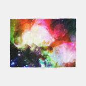 Rainbow Nebula Galaxy Fleecedecke (Vorderseite (Horizontal))