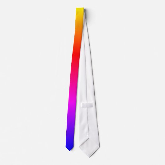 Rainbow Neck Tie - Modern Krawatte (Rückseite)