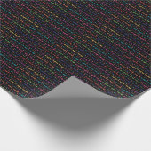 Rainbow New Year Wrapper Geschenkpapier (Ecke)