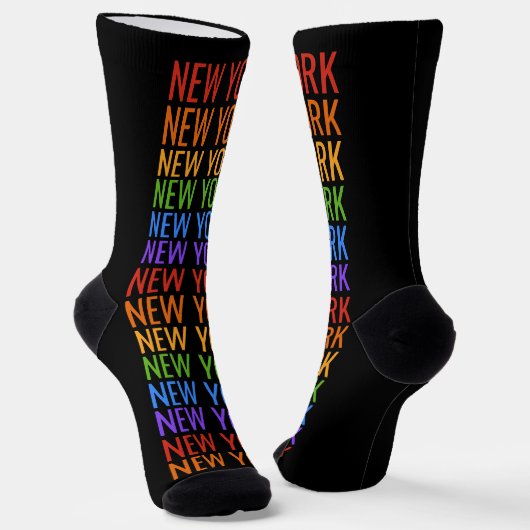 Rainbow NEW YORK Socken (Gewinkelt)