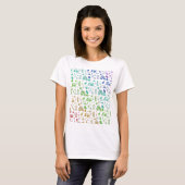 Rainbow New Zealand Pattern T-Shirt (Vorne ganz)