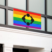Rainbow Niche Pride Flag Banner (Äußeres Gebäude)